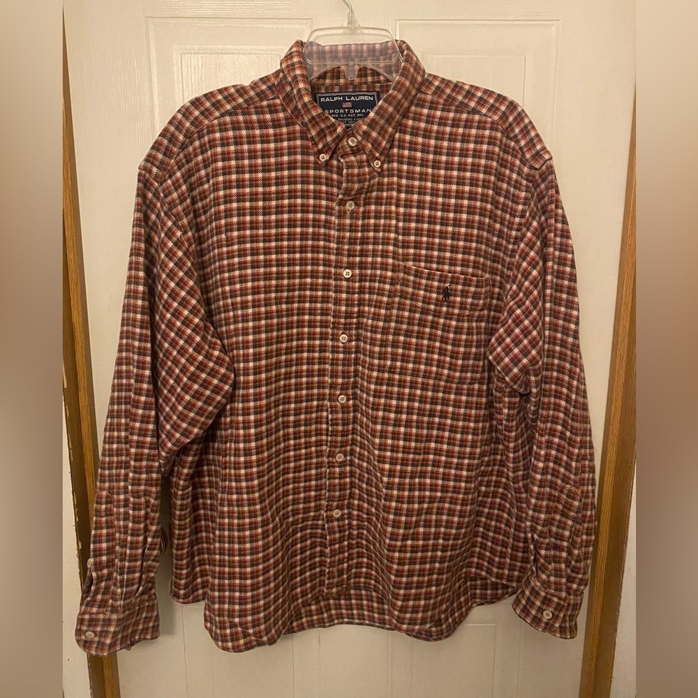 VTG Ralph Lauren Sportsman Flannel Button Down